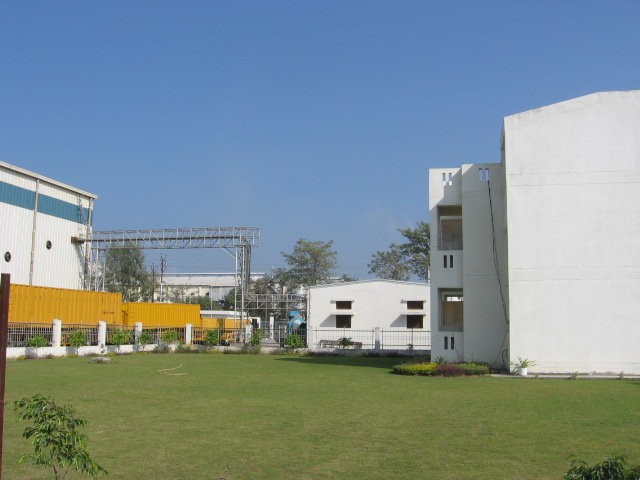 Well-maintained commercial and industrial campus